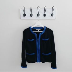 Long Sleeve Knit Zip Up Jacket